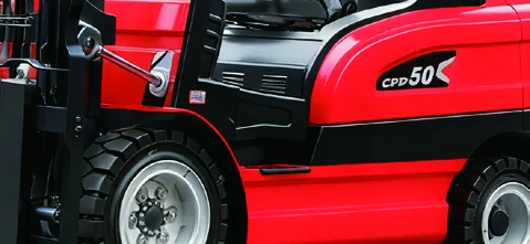 Carrosserie robuste du chariot élévateur électrique 5 tonnes